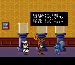 The Adventures of Rocky and Bullwinkle and Friends screenshot 2 for Super Nintendo